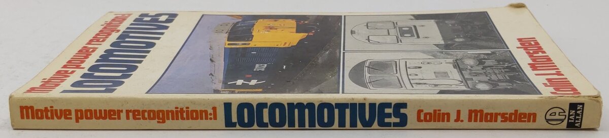 Motive Power Recognition:1 Locomotives Paperback Book By Colin J. Marsden VG