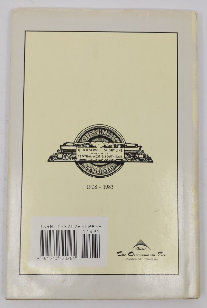 Building the Clinchfield Hardcover Book By James A. Goforth VG