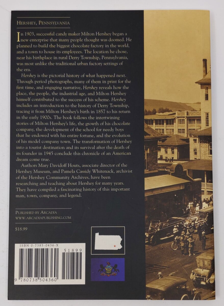 Hershey Paperback Book By Mary Davidoff Houts, Pamela Cassidy Whitenack EX
