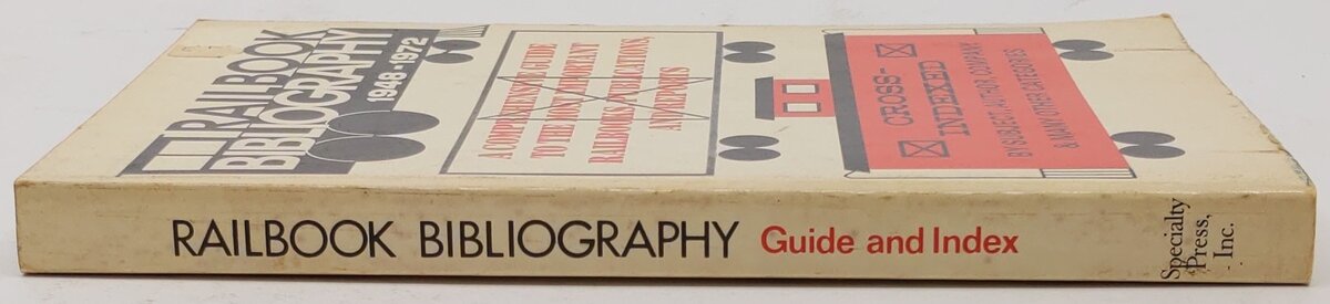 Rail Book Bibliography 1948-1972 Paperback Book By A gentle and thorough cleanin