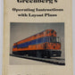 Greenberg's Operating Instructions with Layout Plans for Lionel Trains Paperback