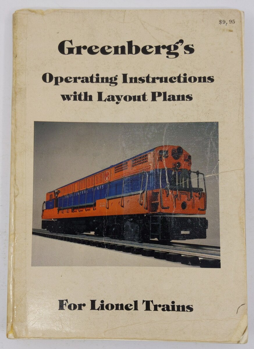 Greenberg's Operating Instructions with Layout Plans for Lionel Trains Paperback