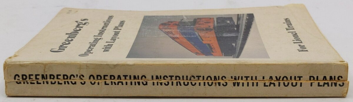 Greenberg's Operating Instructions with Layout Plans for Lionel Trains Paperback