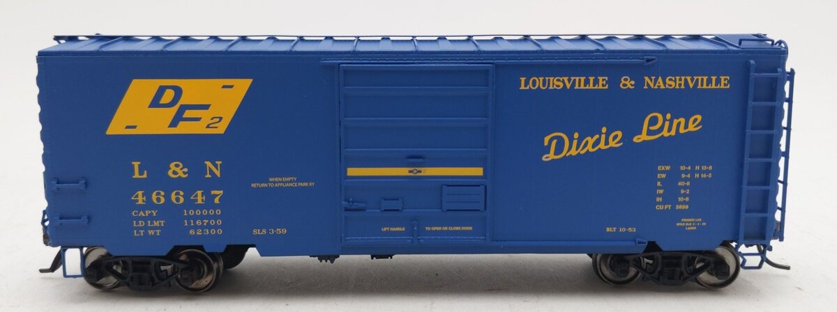 InterMountain 45416-02 HO Louisville & Nashville 40' PS-1 Boxcar #46647 LN/Box