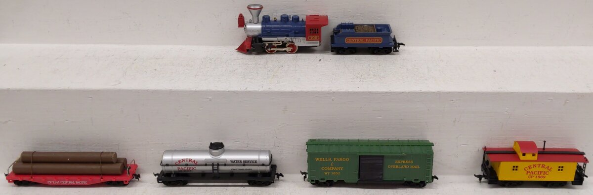 Model Power 1052 Golden Spike HO Gauge Steam Train Set EX/Box