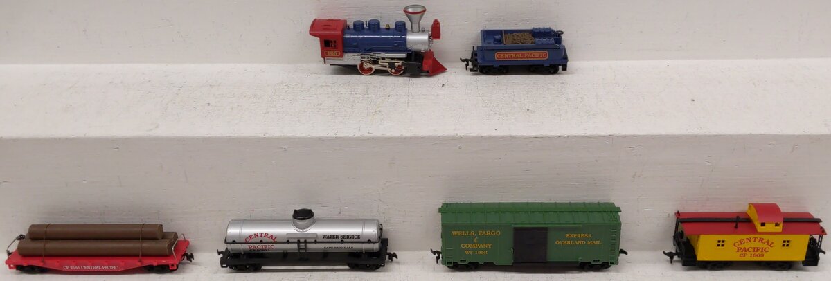 Model Power 1052 Golden Spike HO Gauge Steam Train Set EX/Box