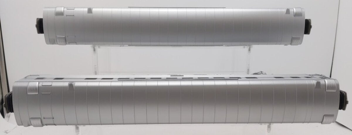 MTH 20-69105 O Gauge Santa Fe 70' Streamlined Baggage/Coach Passenger Set EX/Box