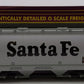 MTH 20-97421 O Gauge Santa Fe 4-Bay Cylindrical Hopper Car #301436 EX/Box