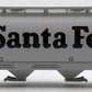 MTH 20-97421 O Gauge Santa Fe 4-Bay Cylindrical Hopper Car #301436 EX/Box