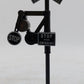 MTH 30-1093 O Black Base W/White Lettering Operating Banjo Signal #140 Die Cast EX