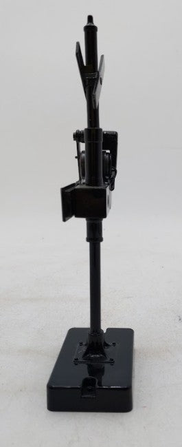 MTH 30-1093 O Black Base W/White Lettering Operating Banjo Signal #140 Die Cast EX