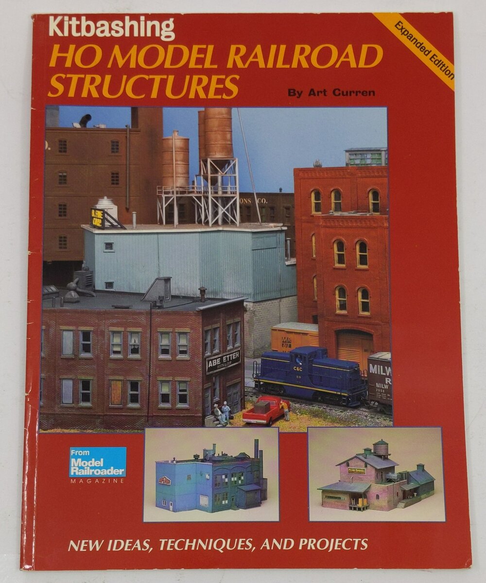 Kitbashing HO Model Railroad Structures Paperback Book By Art Curren VG
