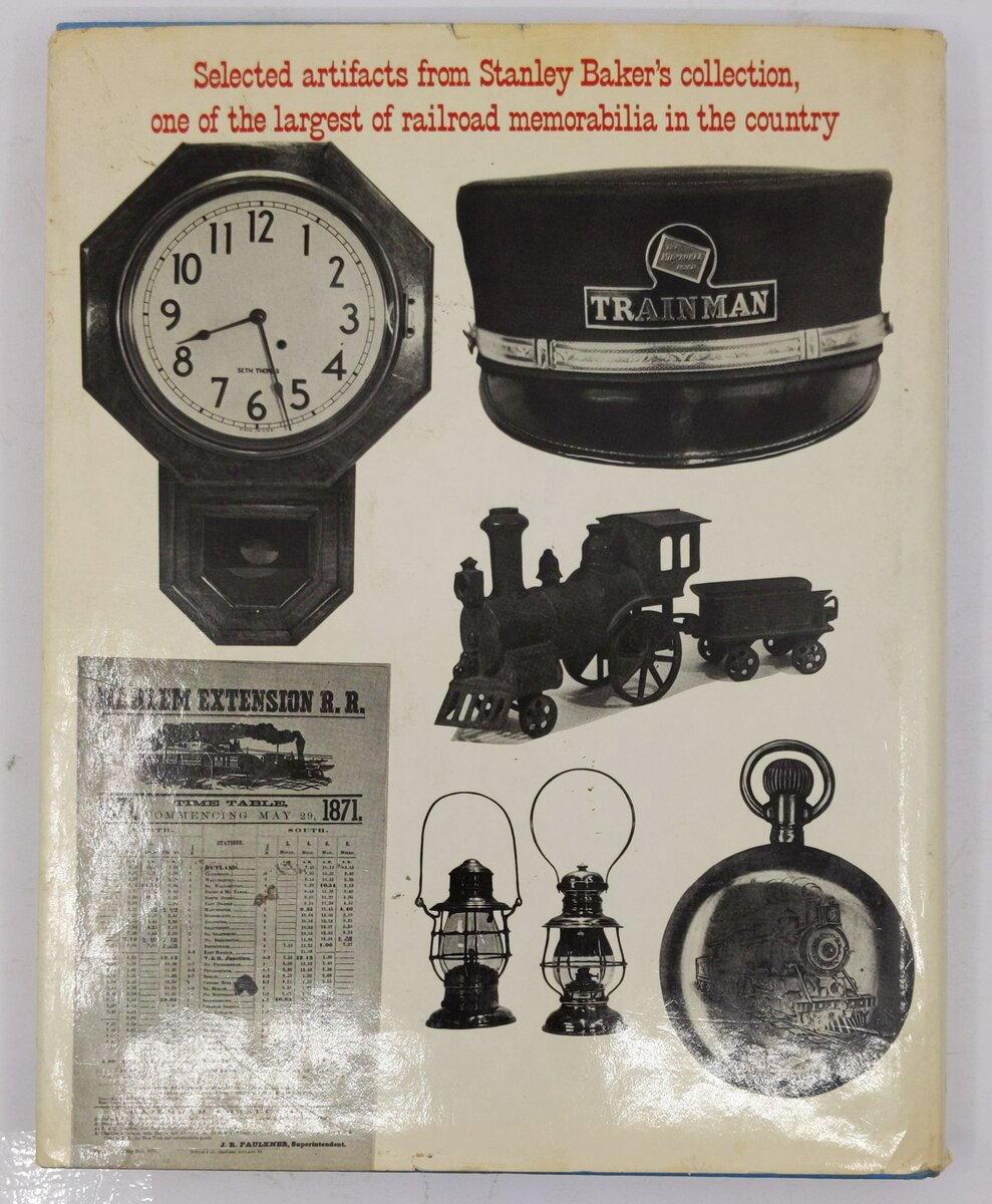 The Collector's Book of Railroadiana Hardcover Book By Stanley L. Baker VG