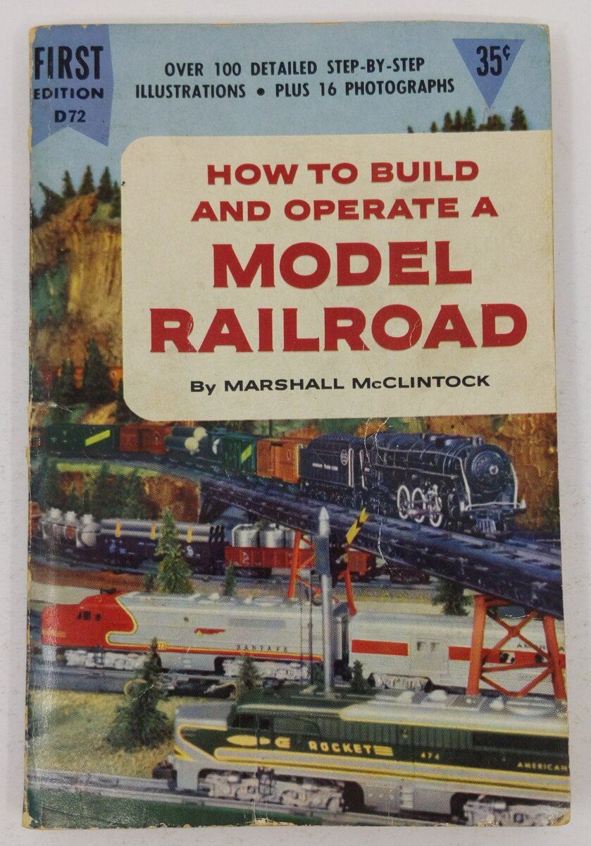 How To Build And Operate A Model Railroad Paperback Book By Marshall McClintock VG