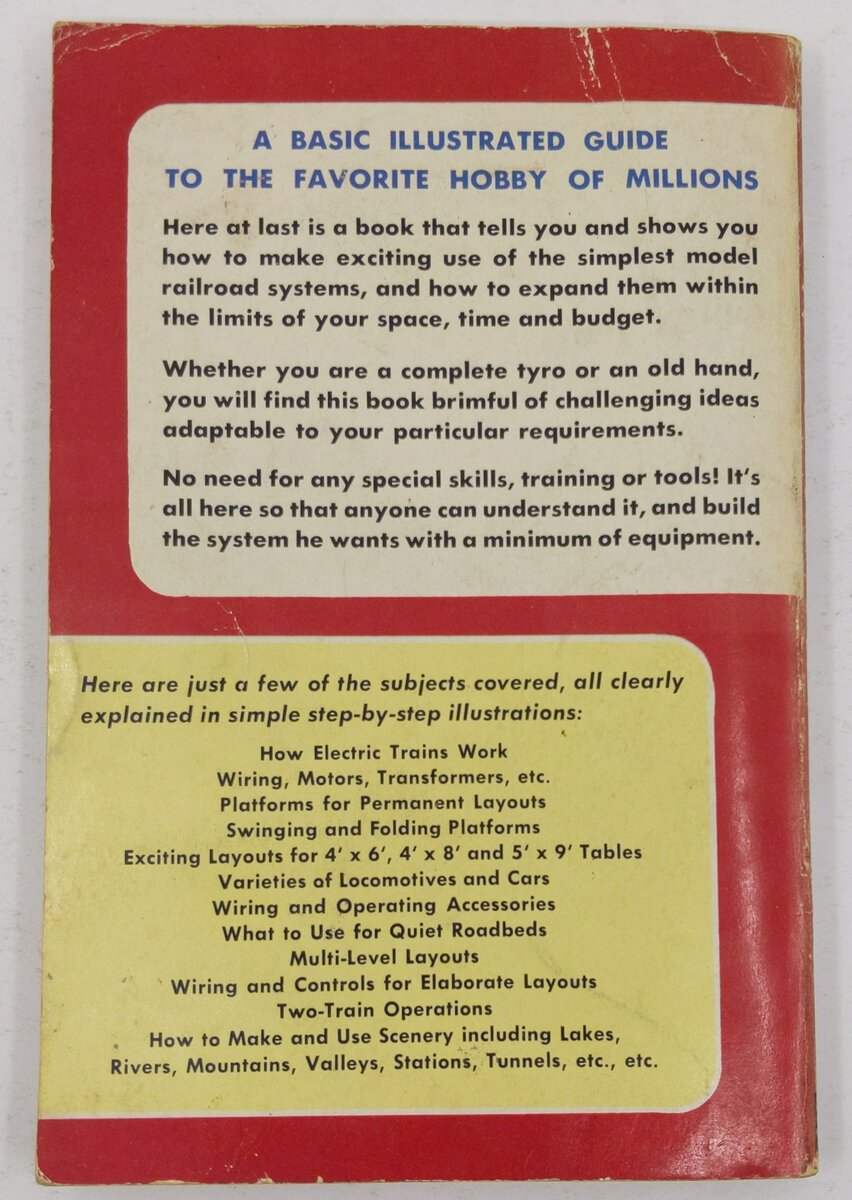 How To Build And Operate A Model Railroad Paperback Book By Marshall McClintock VG