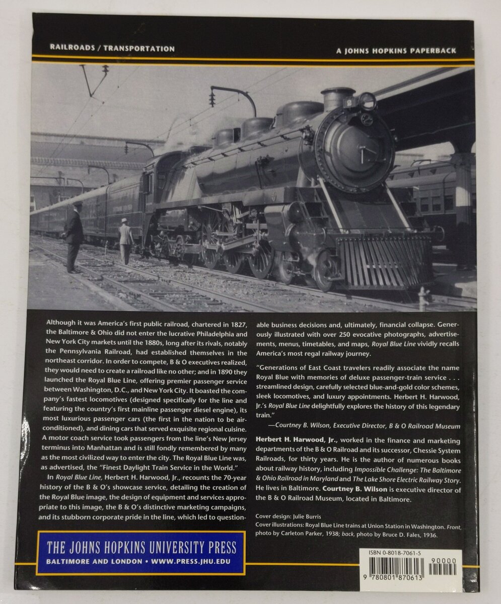 Royal Blue Line Paperback Book By Herbert H. Harwood Jr., Courtney B. Wilson EX