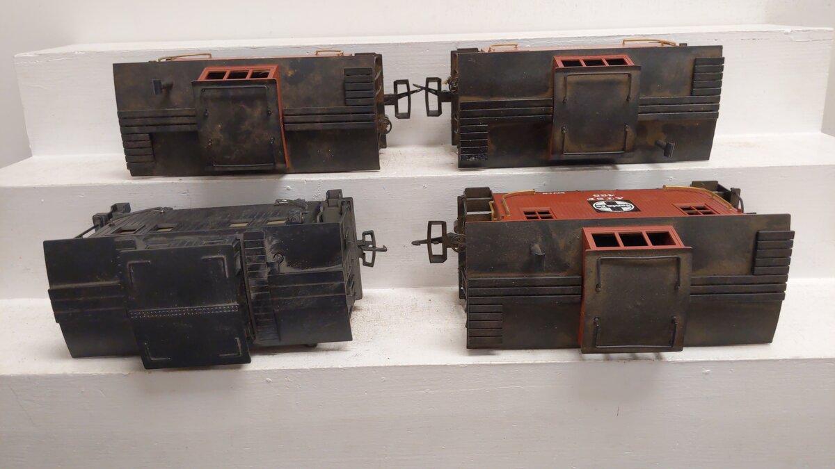 Bachmann & Scientific G Scale Assorted Toys Caboose Cars [4] VG
