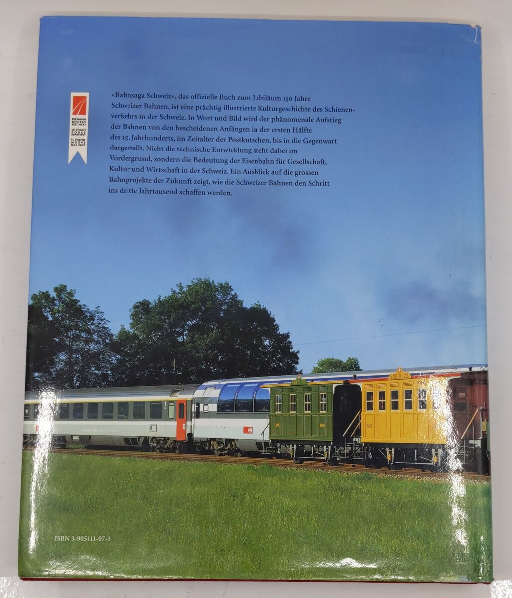 Bahnsaga Schweiz Hardcover Book By AS Verlag EX
