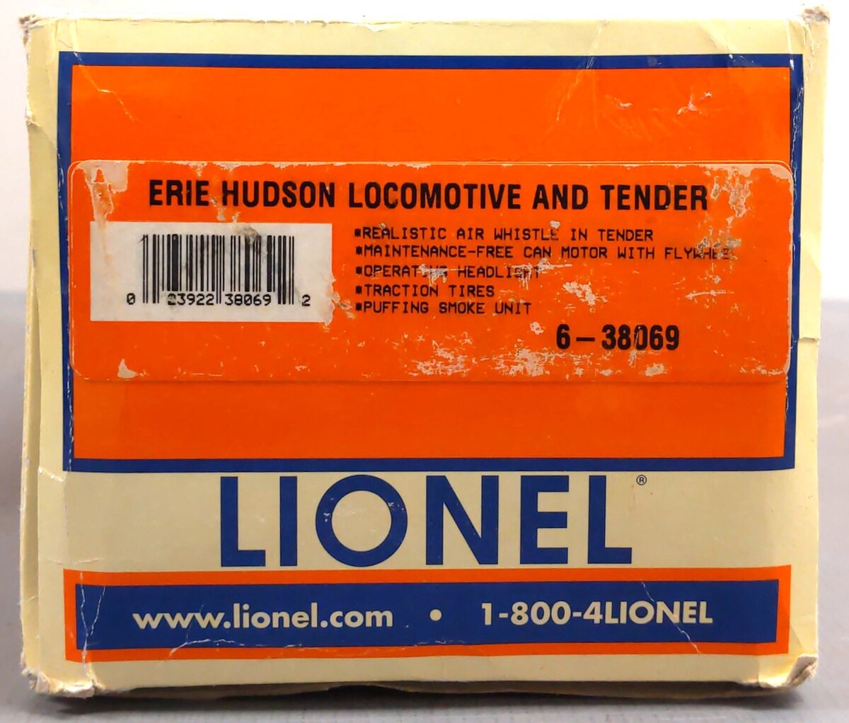 Lionel 6-38069 O Erie 4-6-4 Steam Locomotive & Tender #2934 LN/Box
