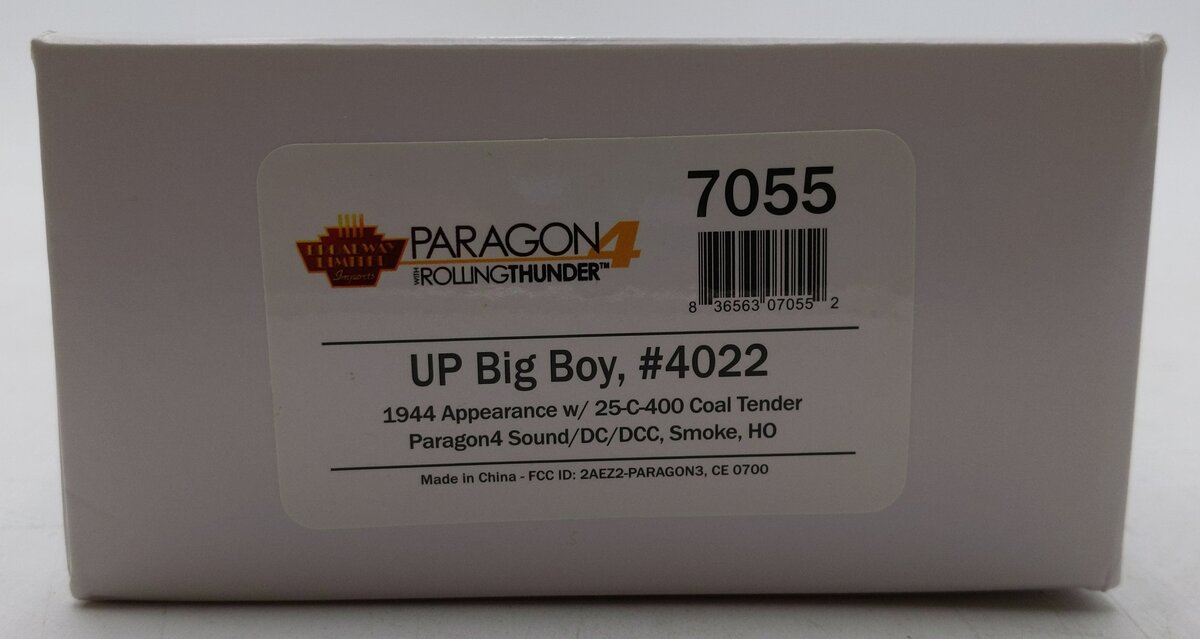 Broadway Limited 7055 HO UP Big Boy 1944 Steam Locomotive Sound/DC/DCC #4022