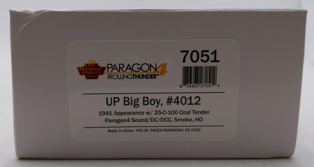 Broadway Limited 7051 HO UP Big Boy 1941 Steam Locomotive Sound/DC/DCC #4012