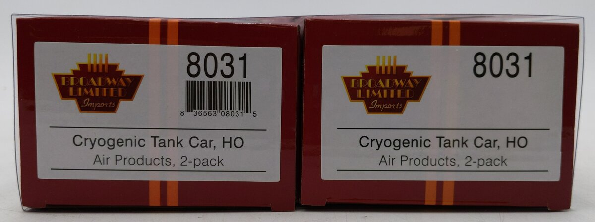 Broadway Limited 8031 HO Air Products Cryogenic Tank Car (Pack of 2)