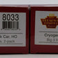 Broadway Limited 8033 HO BIG 3 Cryogenic Tank Car (Pack of 2)