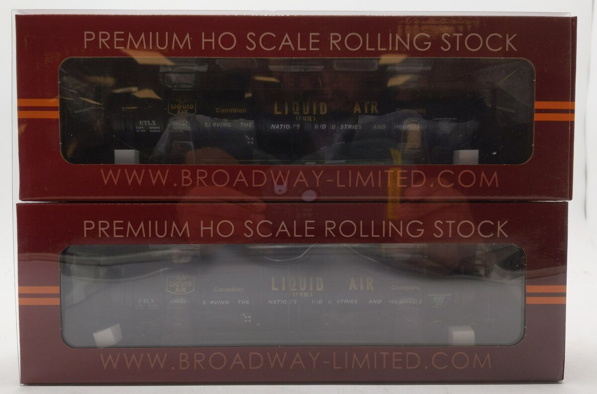Broadway Limited 8034 HO Canadian Liquid Air Cryogenic Tank Car (Pack of 2) NIB