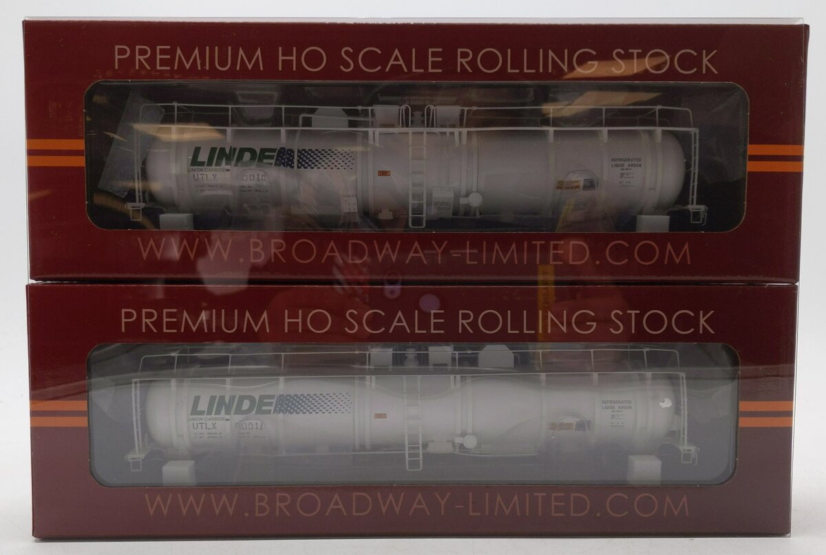 Broadway Limited 8035 HO Linde Type A Cryogenic Tank Car (Pack of 2)
