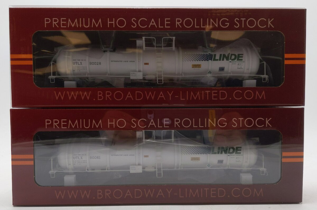 Broadway Limited 8036 HO Linde Type C Cryogenic Tank Car (Pack of 2)