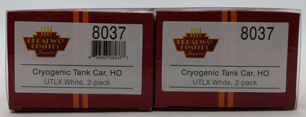 Broadway Limited 8037 HO UTLX Cryogenic Tank Car (Pack of 2)
