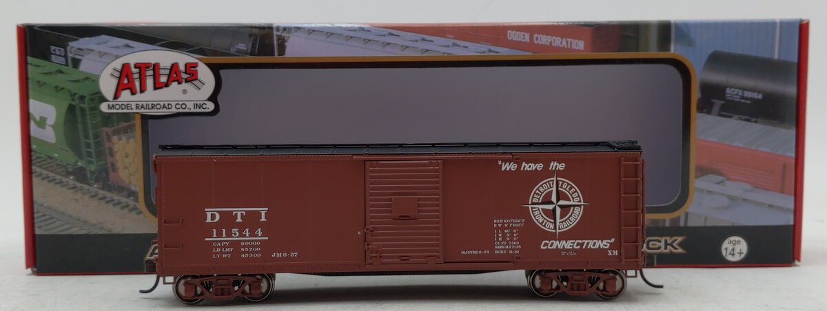 Atlas 6410-2 HO Detroit Toledo & Ironton USRA Steel Box #11544