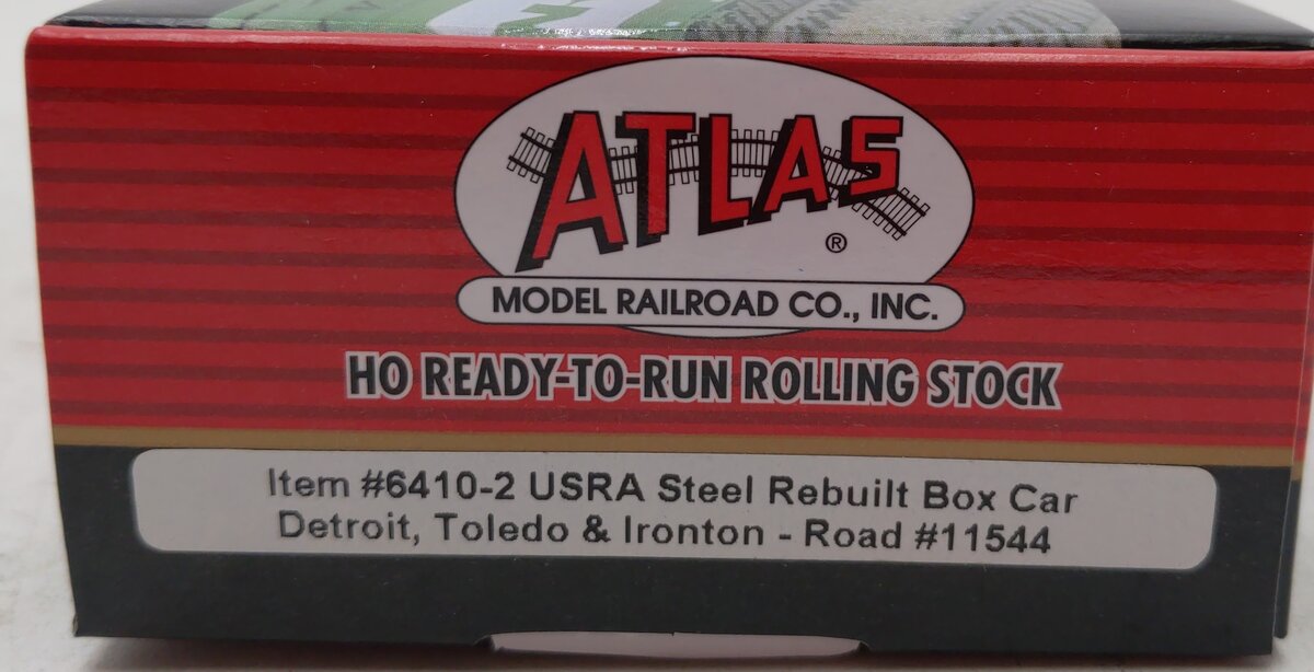 Atlas 6410-2 HO Detroit Toledo & Ironton USRA Steel Box #11544