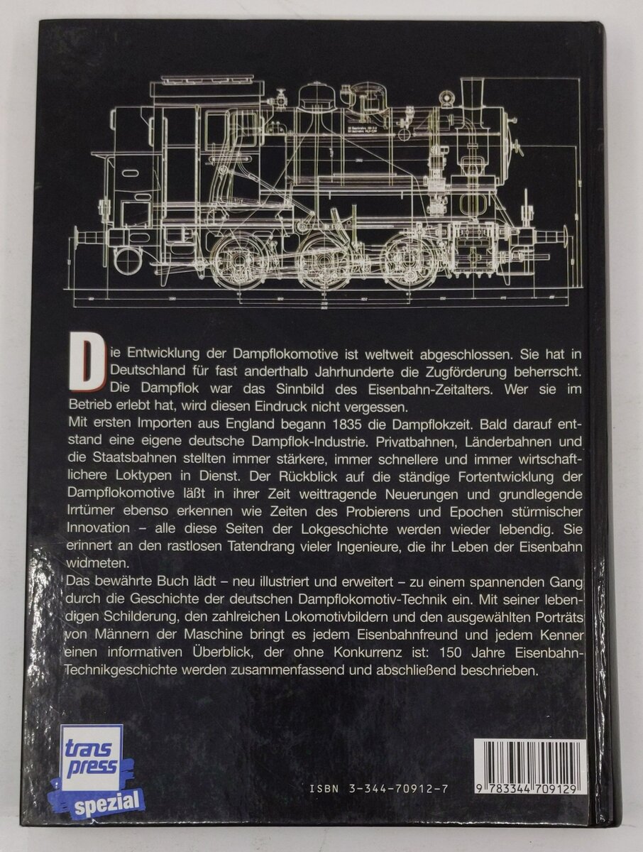 Deutsche Dampflokomotiven Hardcover Book By Karl-Ernst Maedel EX