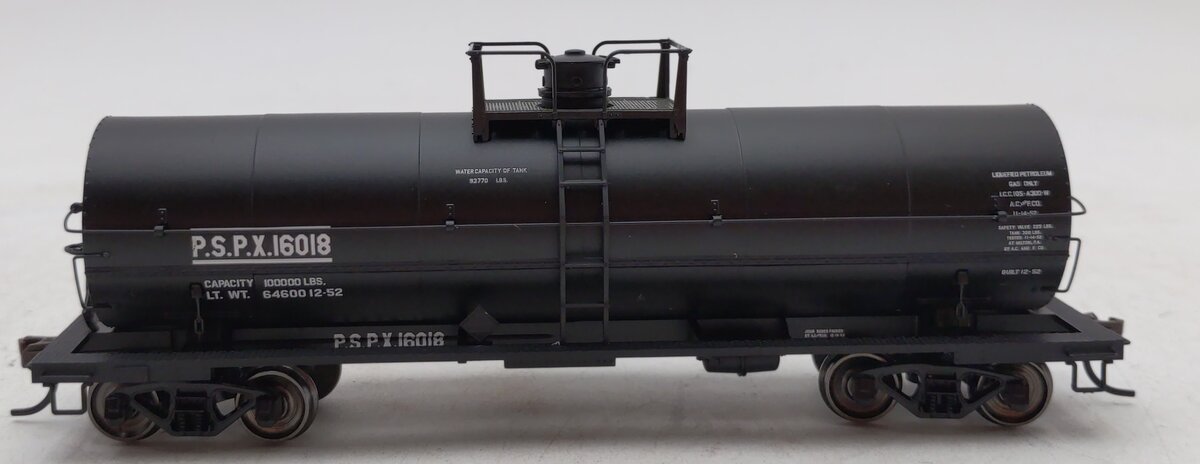 Atlas 20002650 HO Scale 11K-Gal Tank w/Plt PSPX #16018