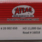 Atlas 20002650 HO Scale 11K-Gal Tank w/Plt PSPX #16018