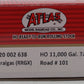 Atlas 20002638 HO Scale Ryan Ruralgas (RRGX) 11K-Gallon Tank #101