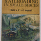 Model railroading in small spaces Paperback Book By Paul Garrison