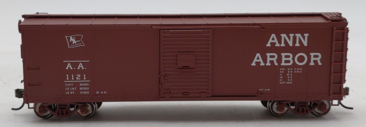 Atlas 6407-2 HO Ann Arbor USRA Steel Rebuilt Box Car #1121