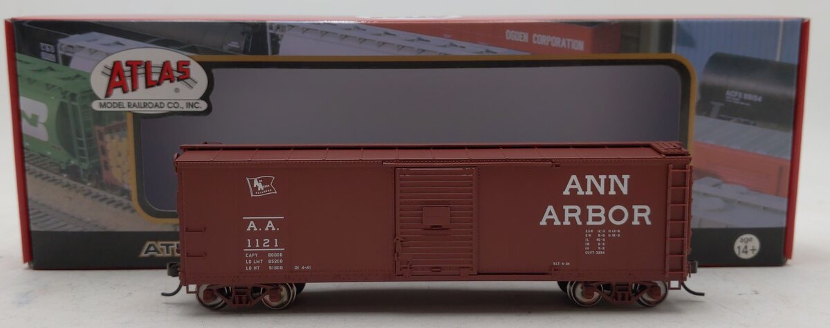Atlas 6407-2 HO Ann Arbor USRA Steel Rebuilt Box Car #1121