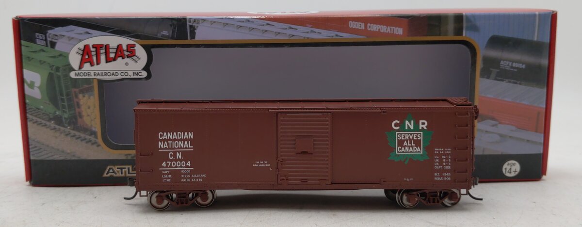 Atlas 6408-1 HO Canadian National USRA Steel Box #470004