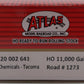 Atlas 20002641 HO Scale Hooker NYA HO 11K Gal Tank Car #1273