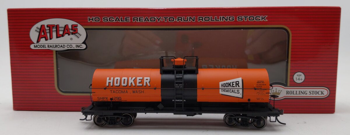 Atlas 20002643 HO Scale Hooker Chemical Tacoma 11K-Gal Tank #1290 LN/Box