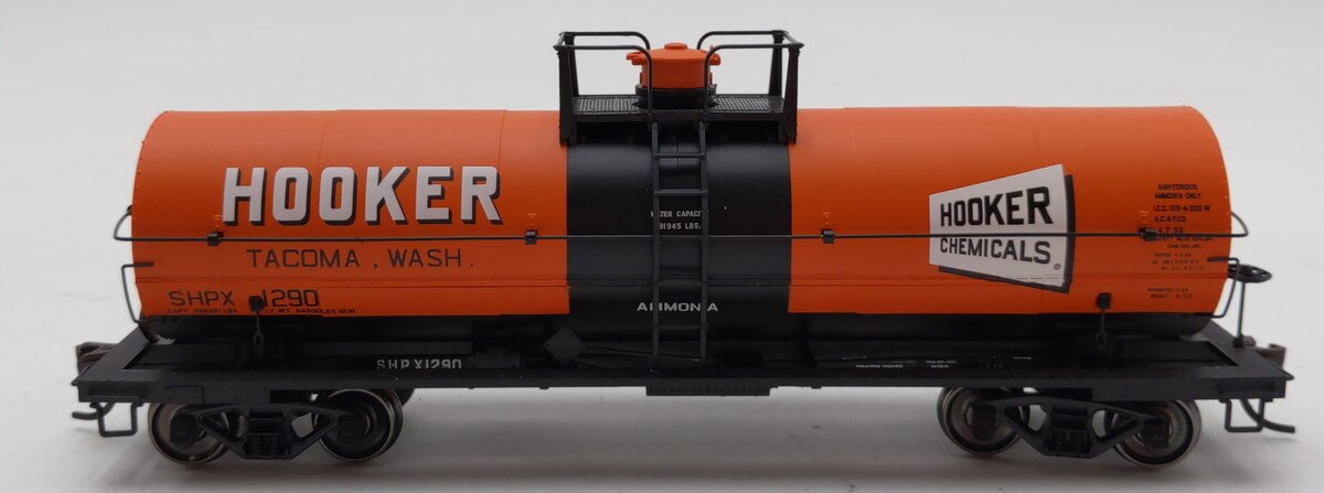 Atlas 20002643 HO Scale Hooker Chemical Tacoma 11K-Gal Tank #1290 LN/Box