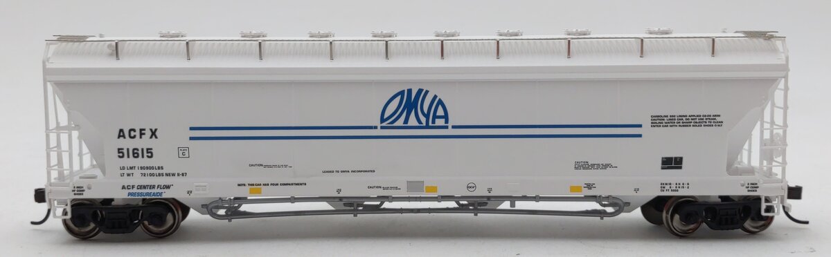 Atlas 20001071 HO Scale Omya ACF Pressureaide Hopper #51615