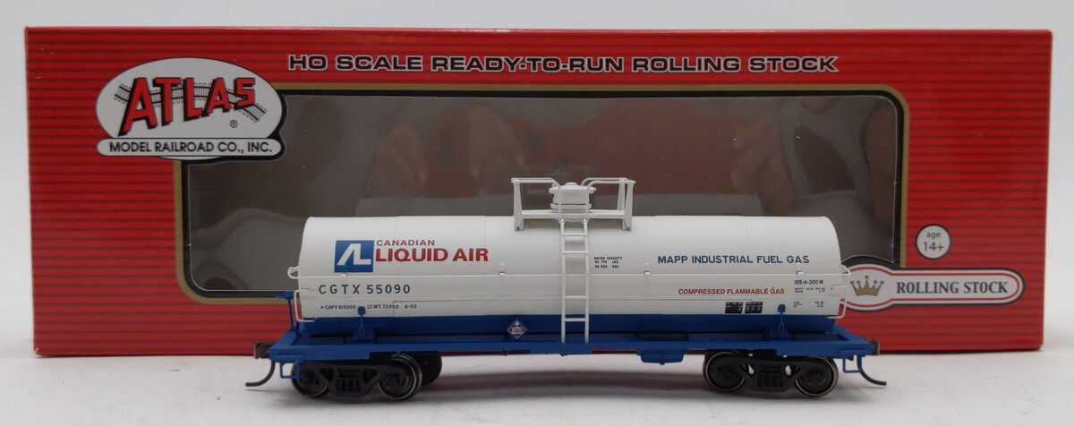 Atlas 20002645 HO Scale Canadian Liquid Air 11K Gallon Tank Car #55090