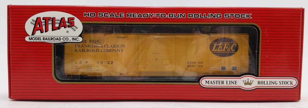 Atlas 20001553 HO Scale LEF&C FMC 5077 SD Boxcar #1022