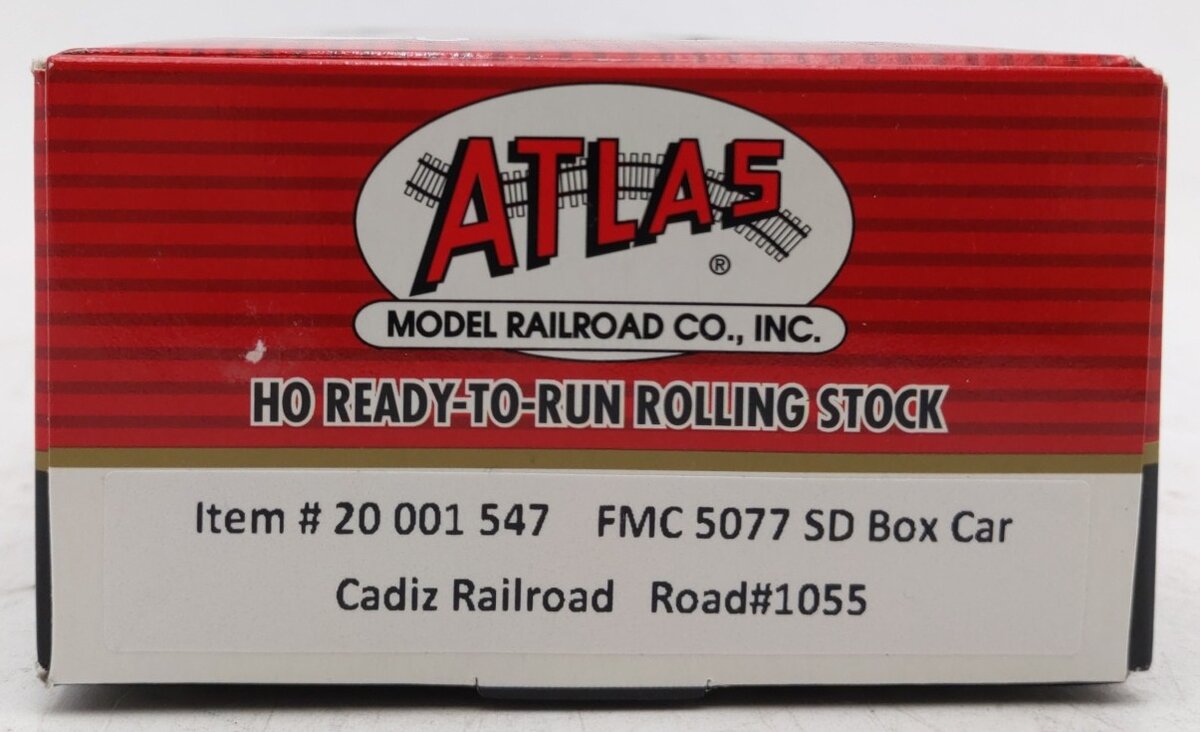 Atlas 20001547 HO Scale CAD FMC 5077 SD Boxcar #1055