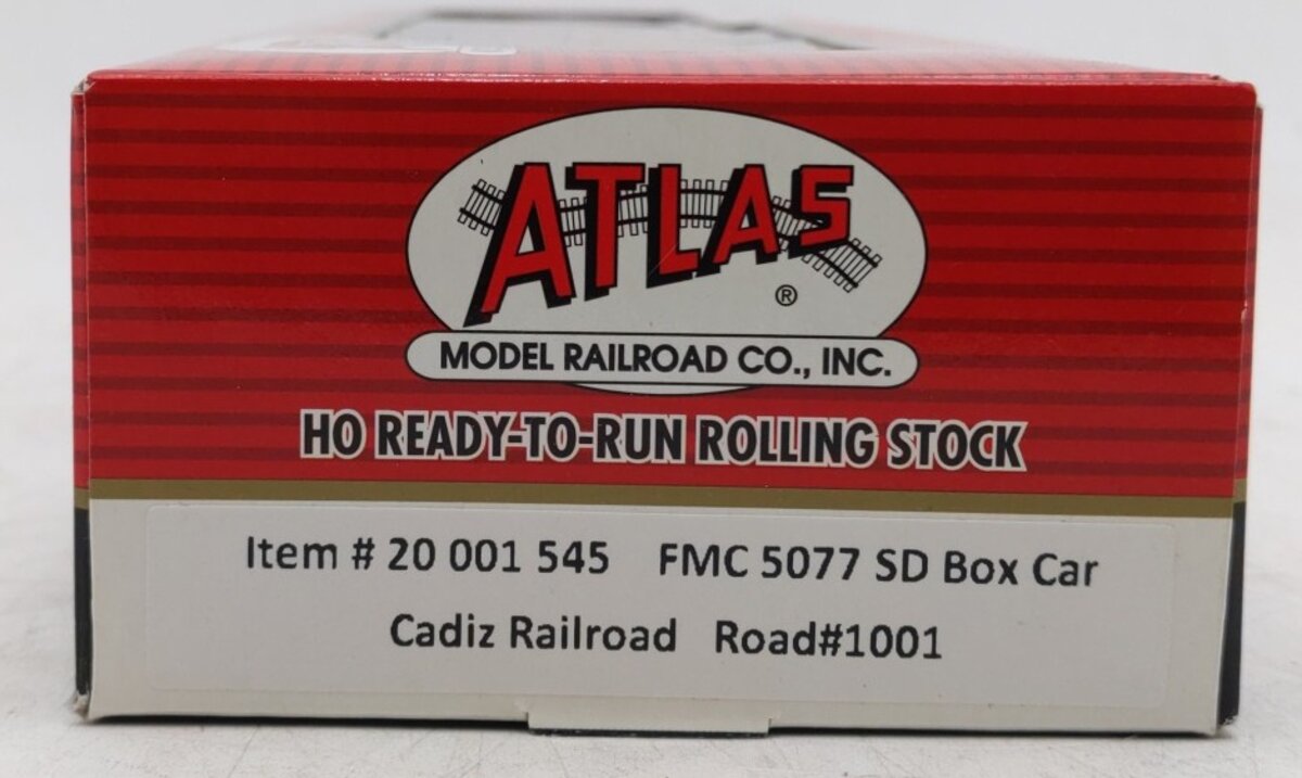 Atlas 20001545 HO Scale CAD FMC 5077 SD Boxcar #1001