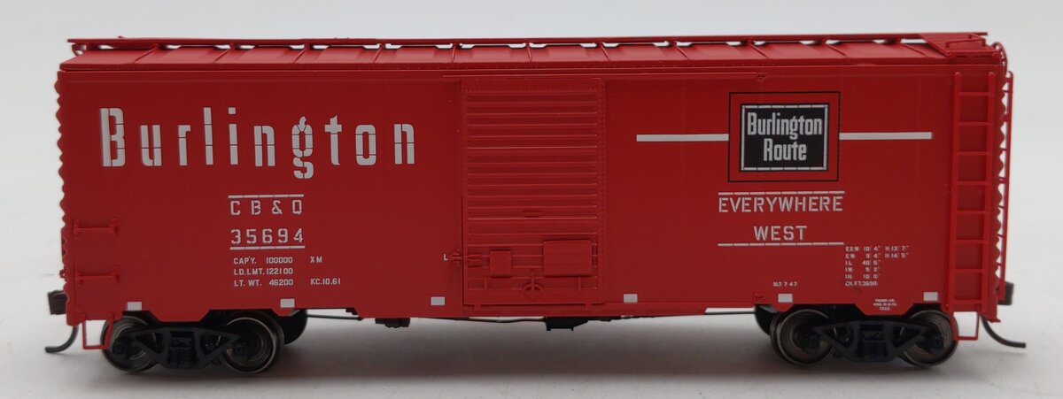 Atlas 20001386 HO Burlington 40' Boxcar #35694